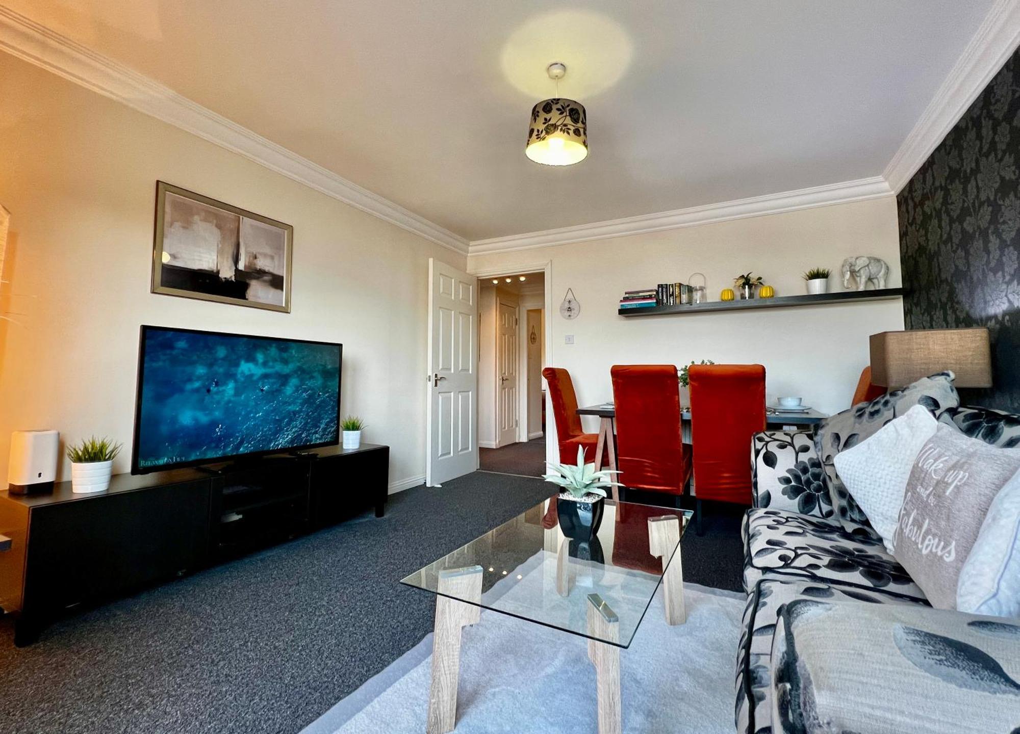 글라스고 Stylish Modern Flat With Juliet Balcony & Parking 아파트 외부 사진