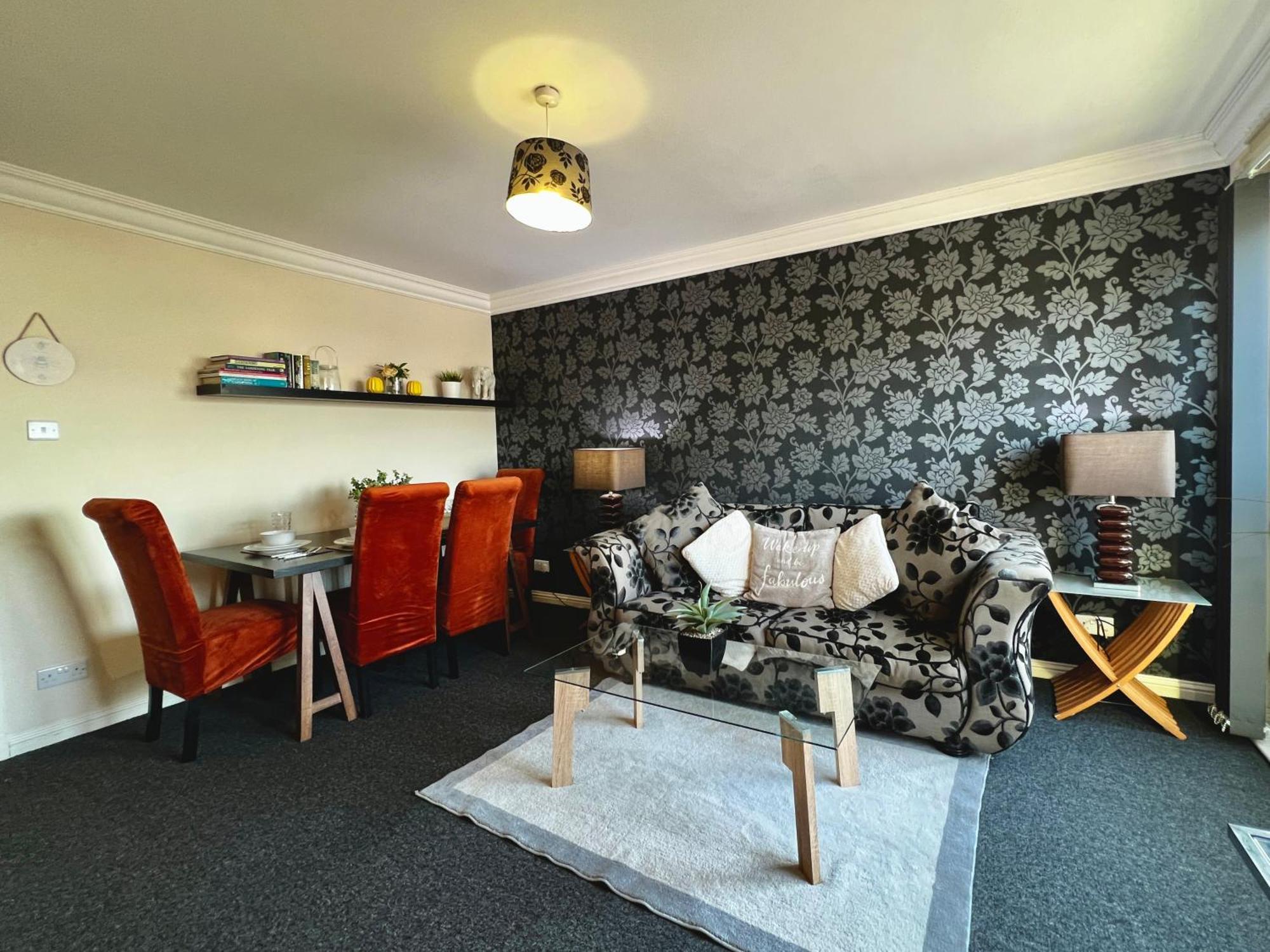 글라스고 Stylish Modern Flat With Juliet Balcony & Parking 아파트 외부 사진
