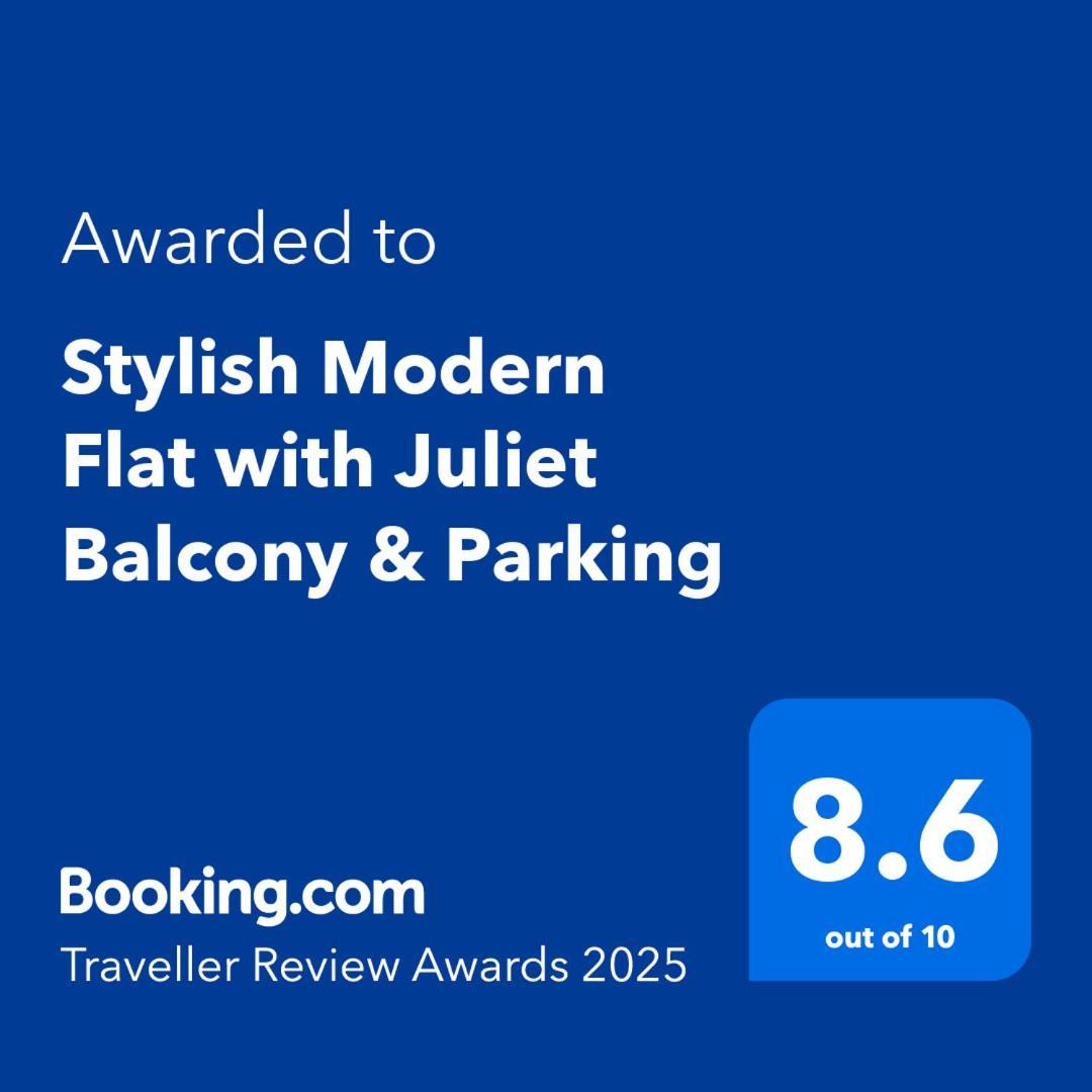 글라스고 Stylish Modern Flat With Juliet Balcony & Parking 아파트 외부 사진